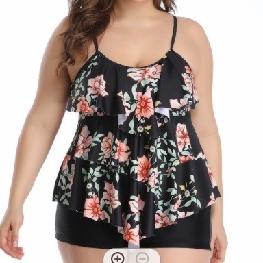 Tops - Tankini para Mujer, Bikini con Estampado
