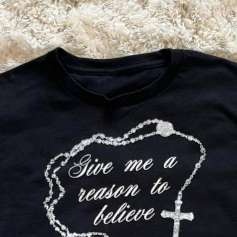 Y2K Graphic Baby Tee Crop - Ropa de Mujer de los Años