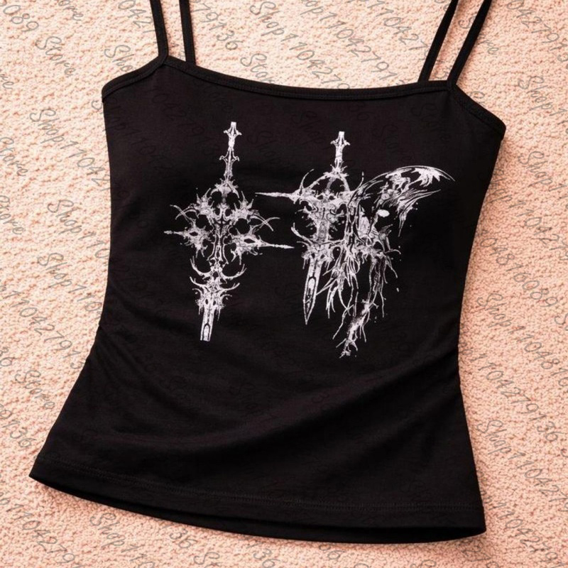 Top Corset Gótico para Mujer,  - Y2K Graphic Baby Tee Crop reseña y precio