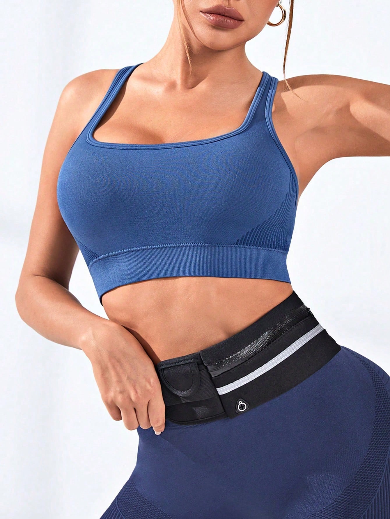 Sujetador deportivo tipo racer - Seamless Ribbed Workout Tank Top reseña y precio