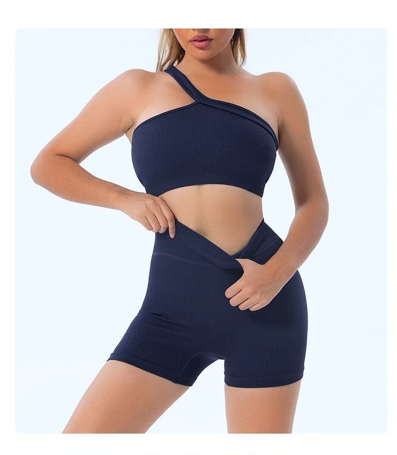 Sujetador deportivo acanalado  - Seamless Ribbed Workout Tank Top reseña y precio