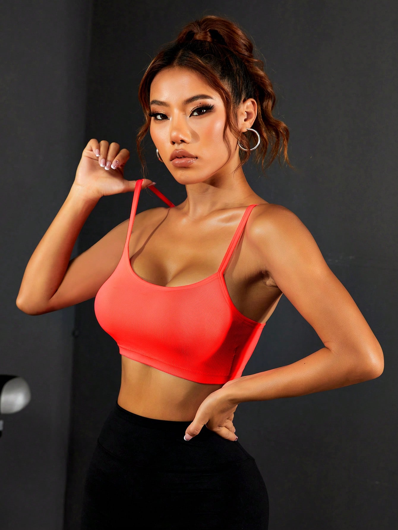 Sujetador deportivo acanalado  - Seamless Ribbed Workout Tank Top reseña y precio