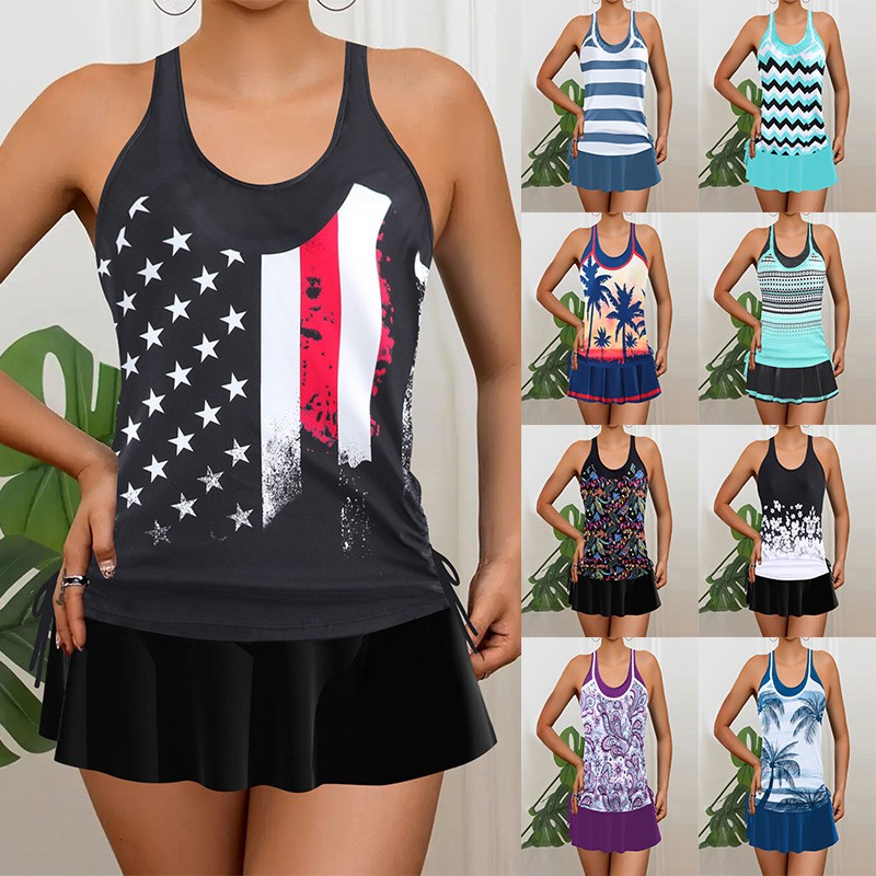 Tankini para Mujer, Bikini sin - Skirts reseña y precio