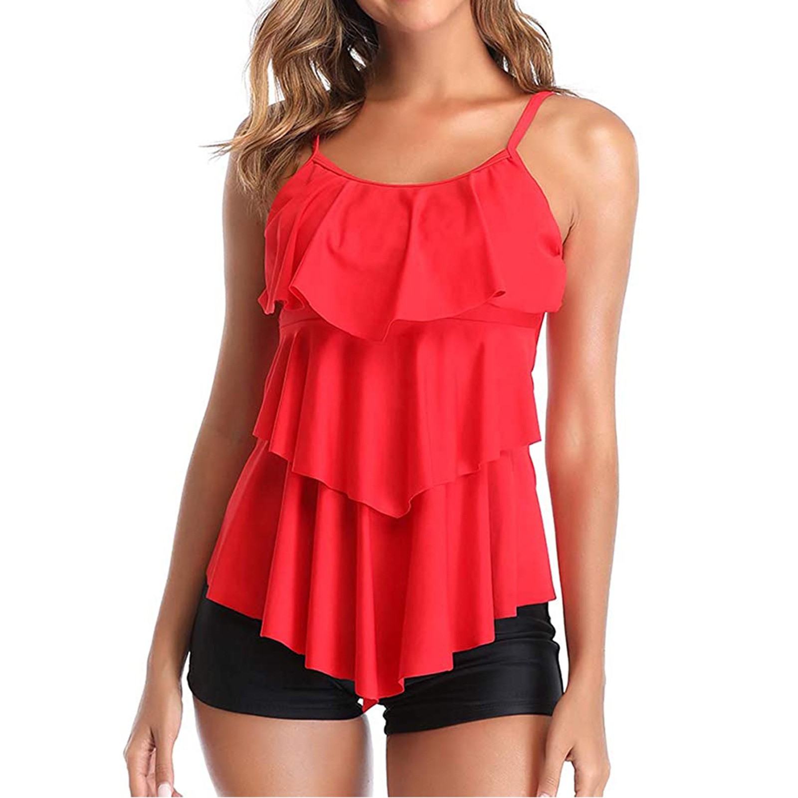 Bikini para mujer con estampad - Tops reseña y precio