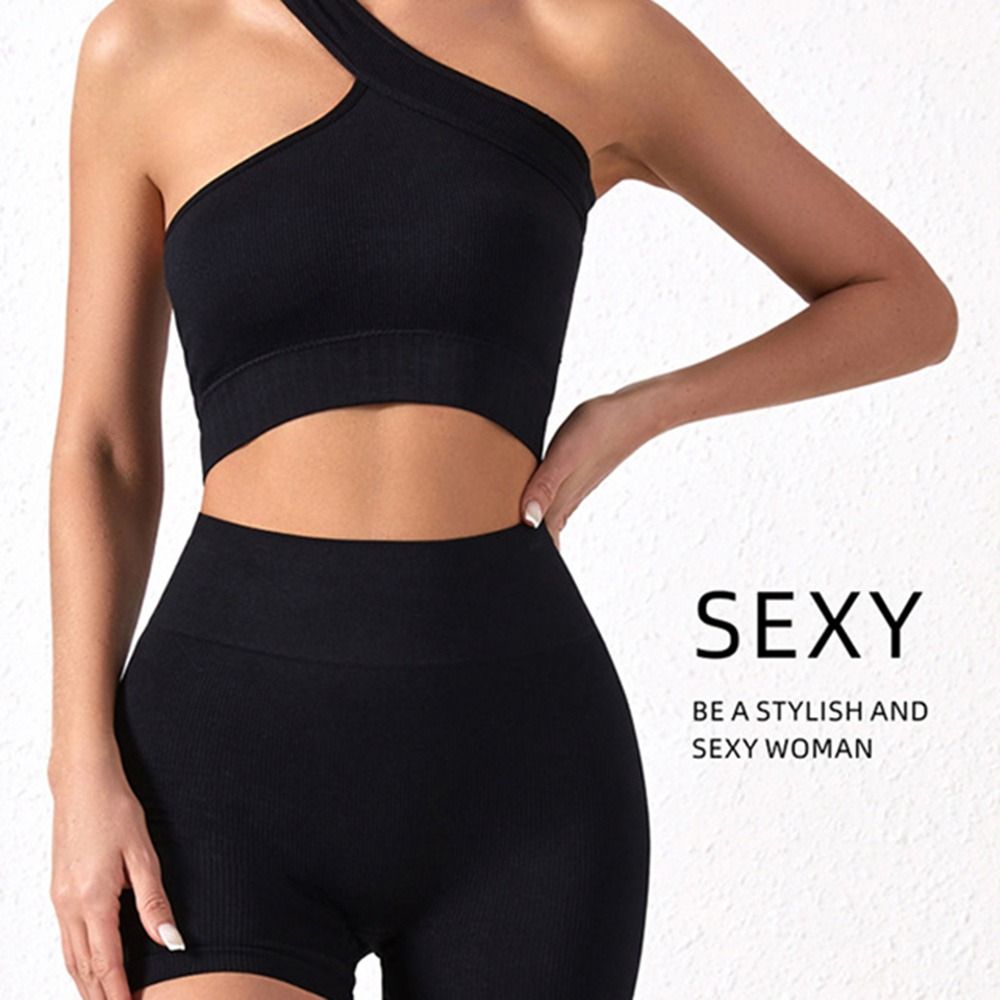 Conjunto Deportivo de 2 Piezas - Seamless Ribbed Workout Tank Top reseña y precio