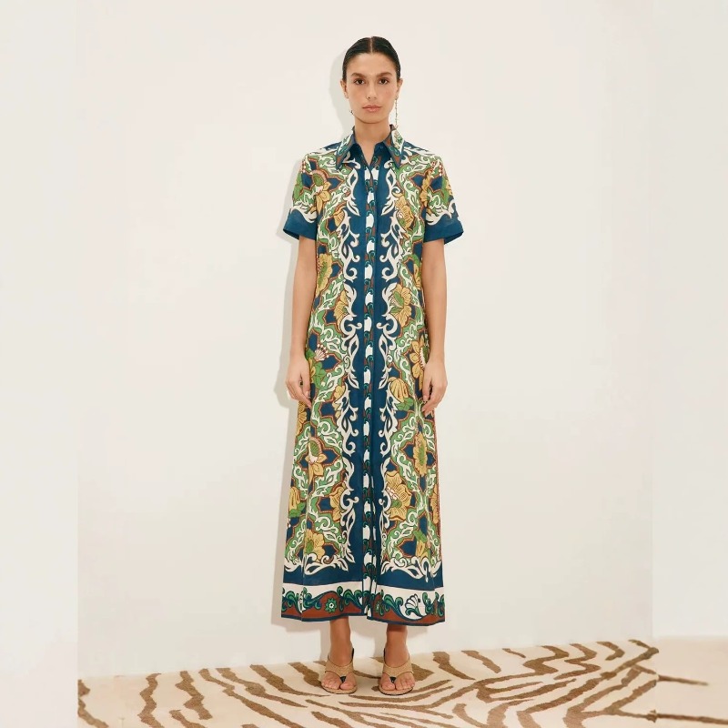 Otoño 2026, Nuevo Vestido Cami - Casual Loose Linen Shirt Dress reseña y precio