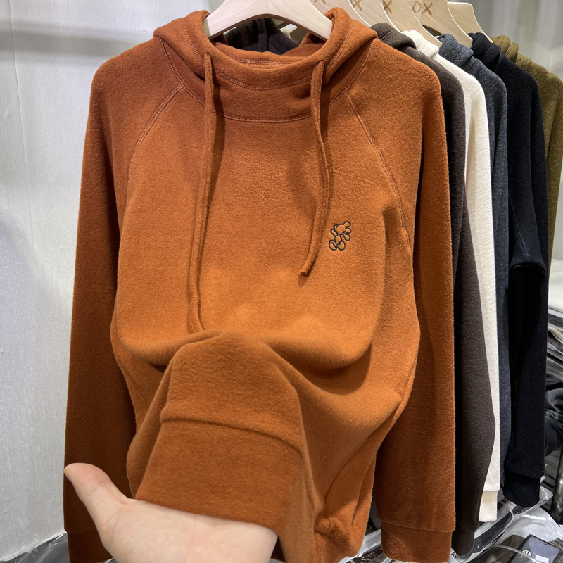 Sudadera con capucha de forro  - Korean Style A Line Shirt Dress reseña y precio