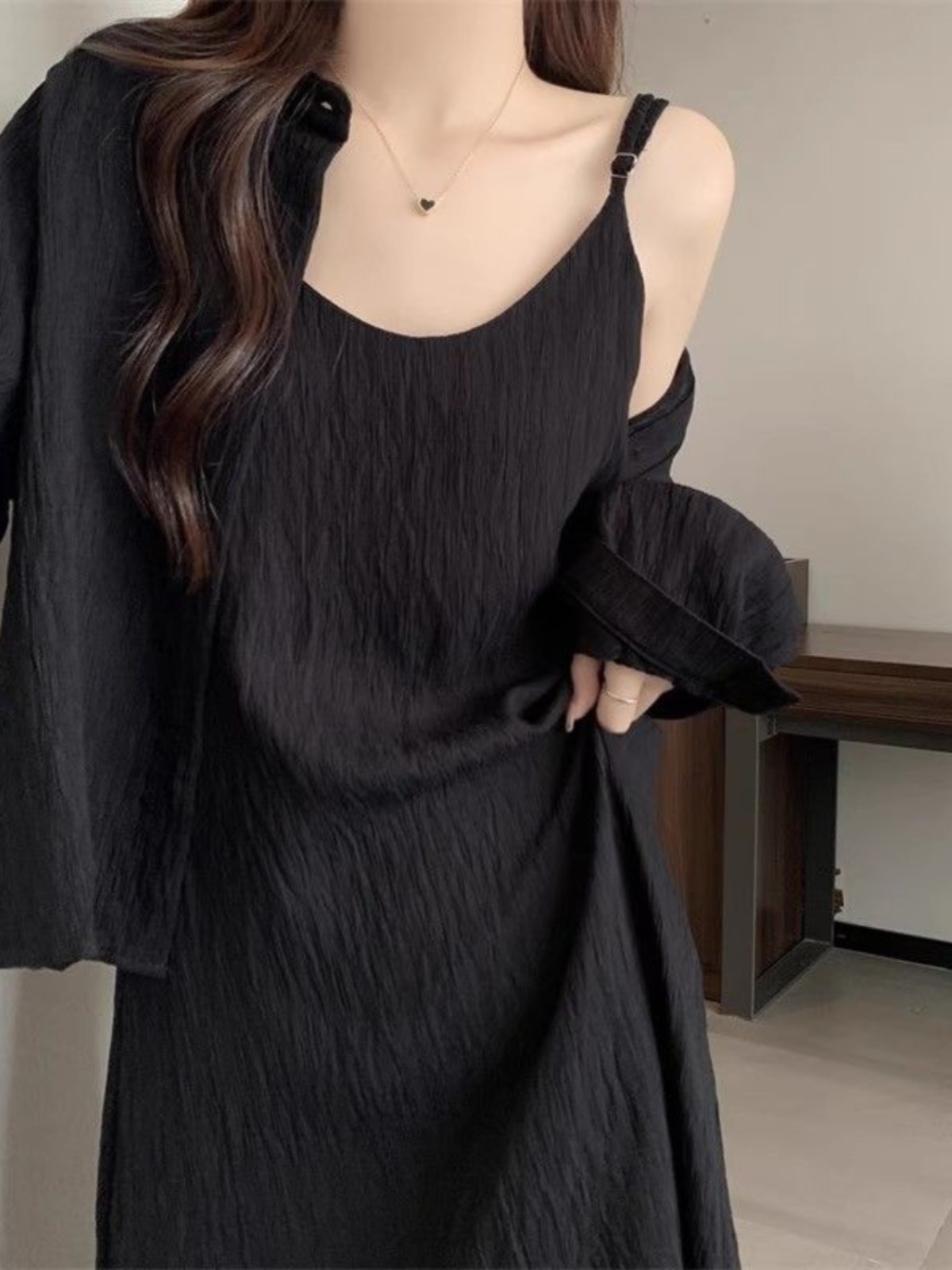Vestido holgado de verano para - Korean Style A Line Shirt Dress reseña y precio