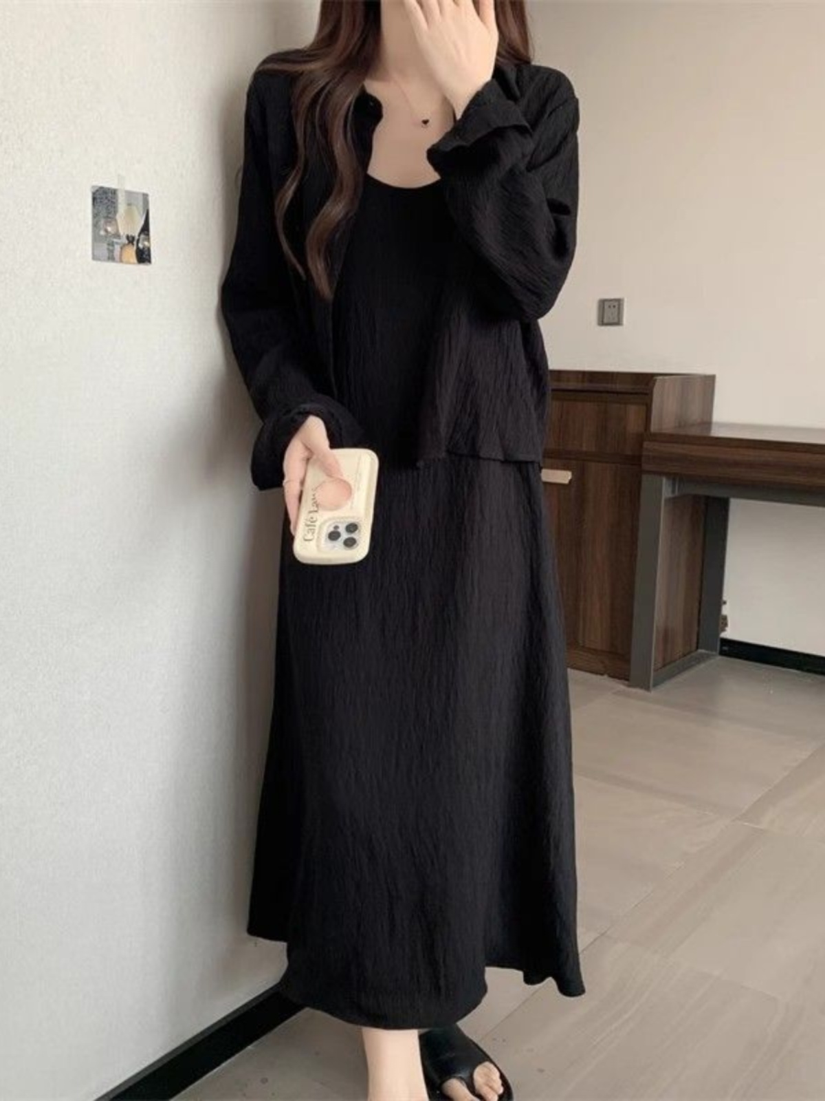 Vestido holgado de verano para - Korean Style A Line Shirt Dress reseña y precio