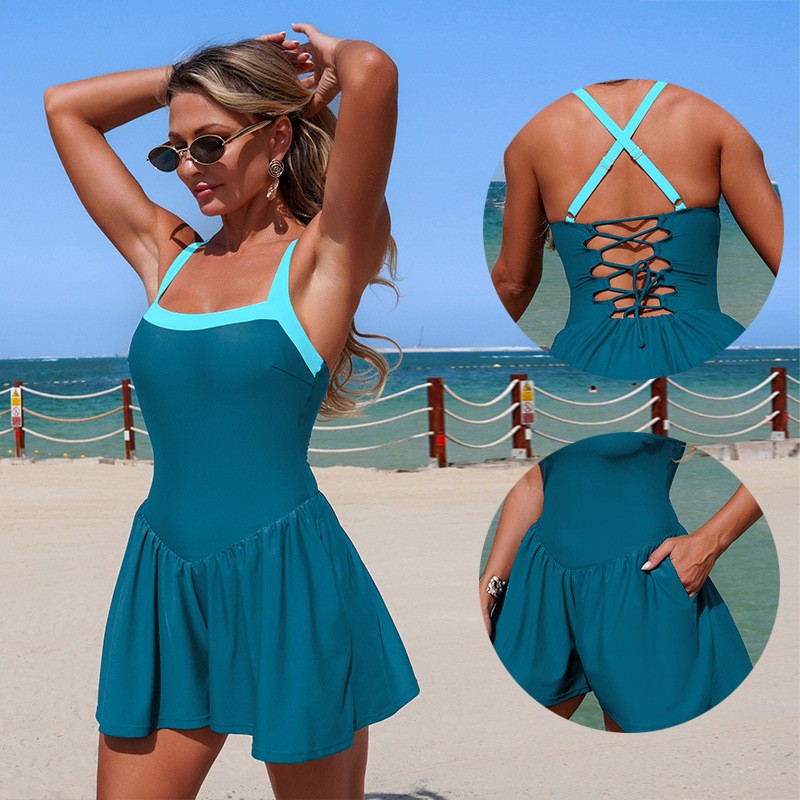 Traje de baño de una pieza par - Skirts reseña y precio