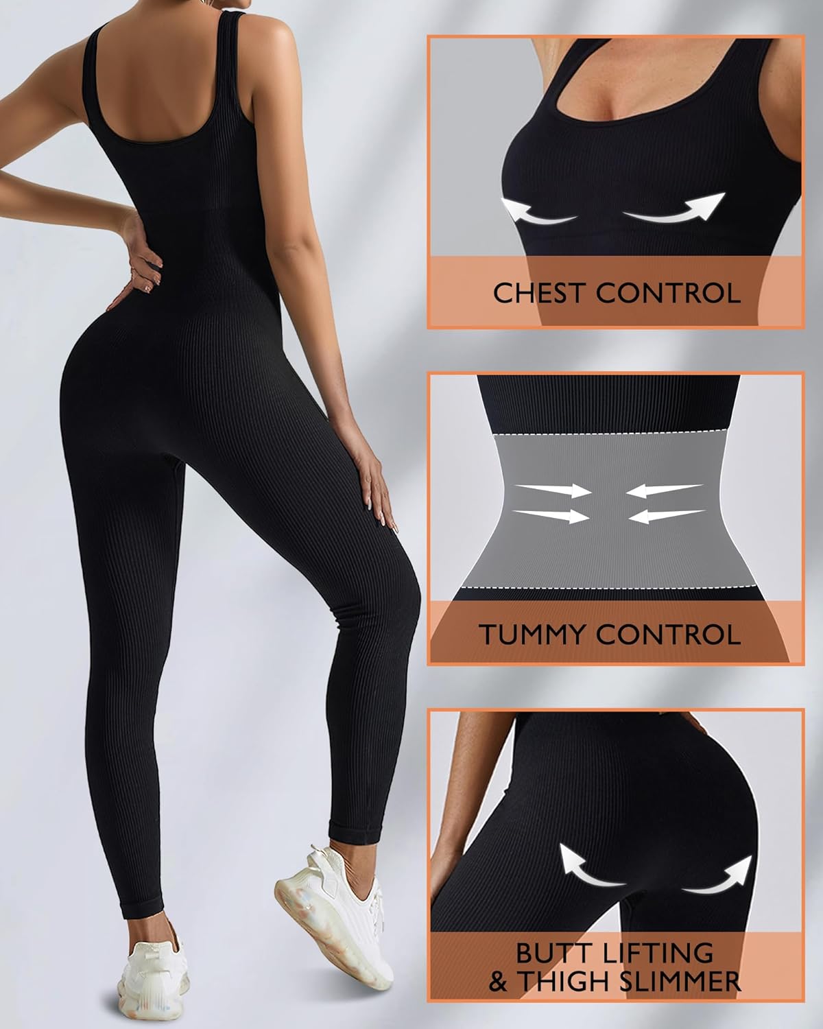 Mono de entrenamiento sin cost - Seamless Ribbed Workout Tank Top reseña y precio