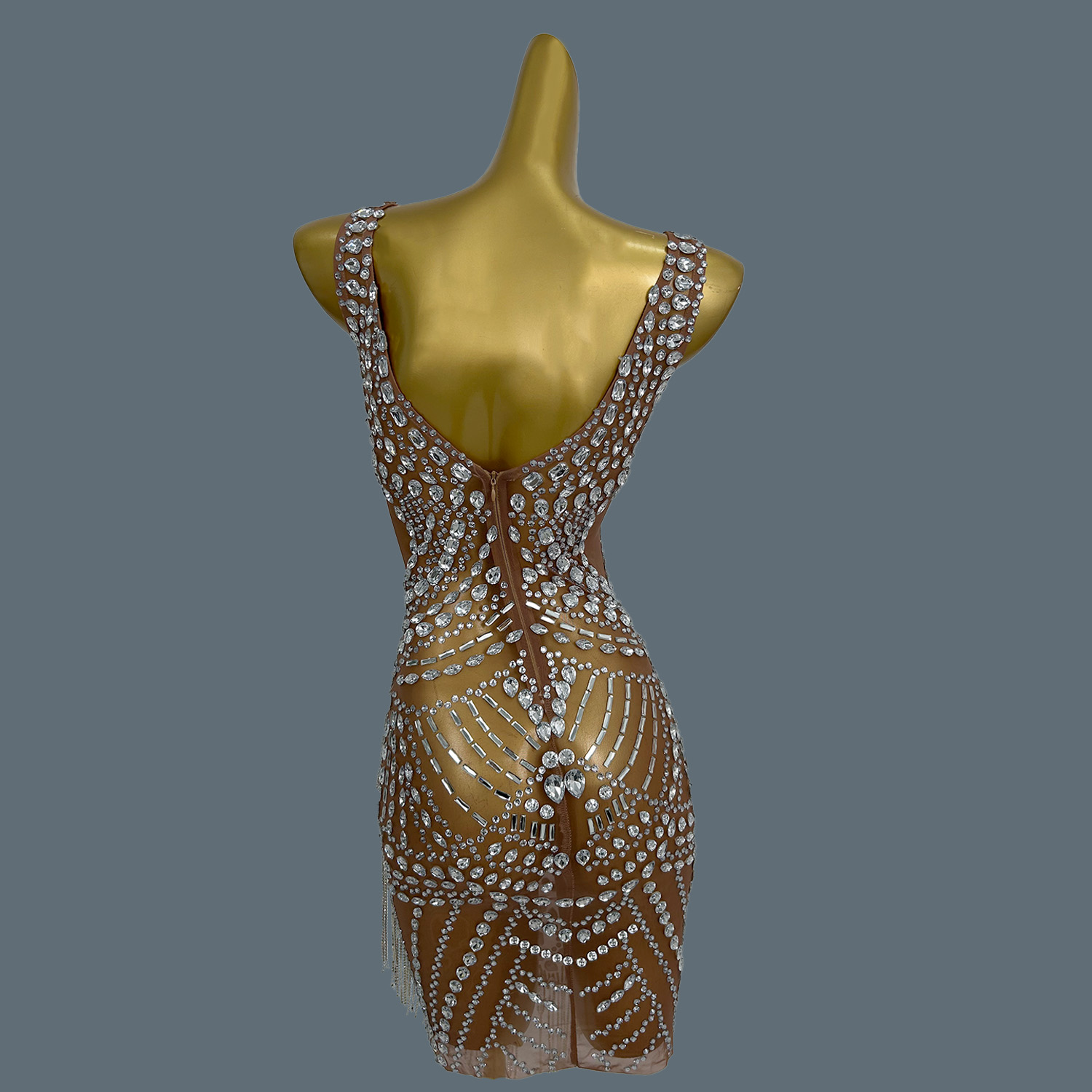 Vestidos de noche sexys para m - Sparkly Rhinestone Club Party Dress reseña y precio