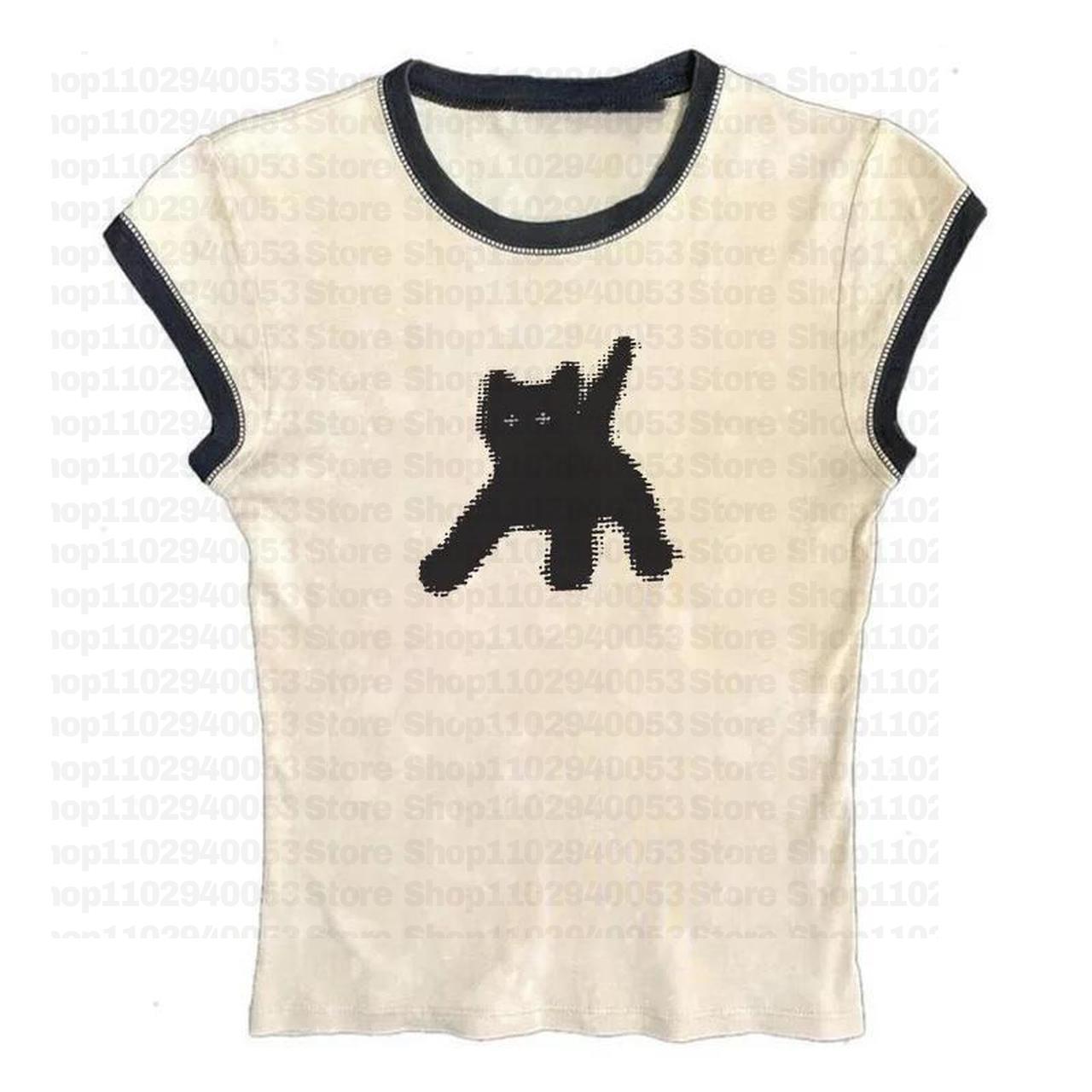 Top corto gótico con estampado - Y2K Graphic Baby Tee Crop reseña y precio