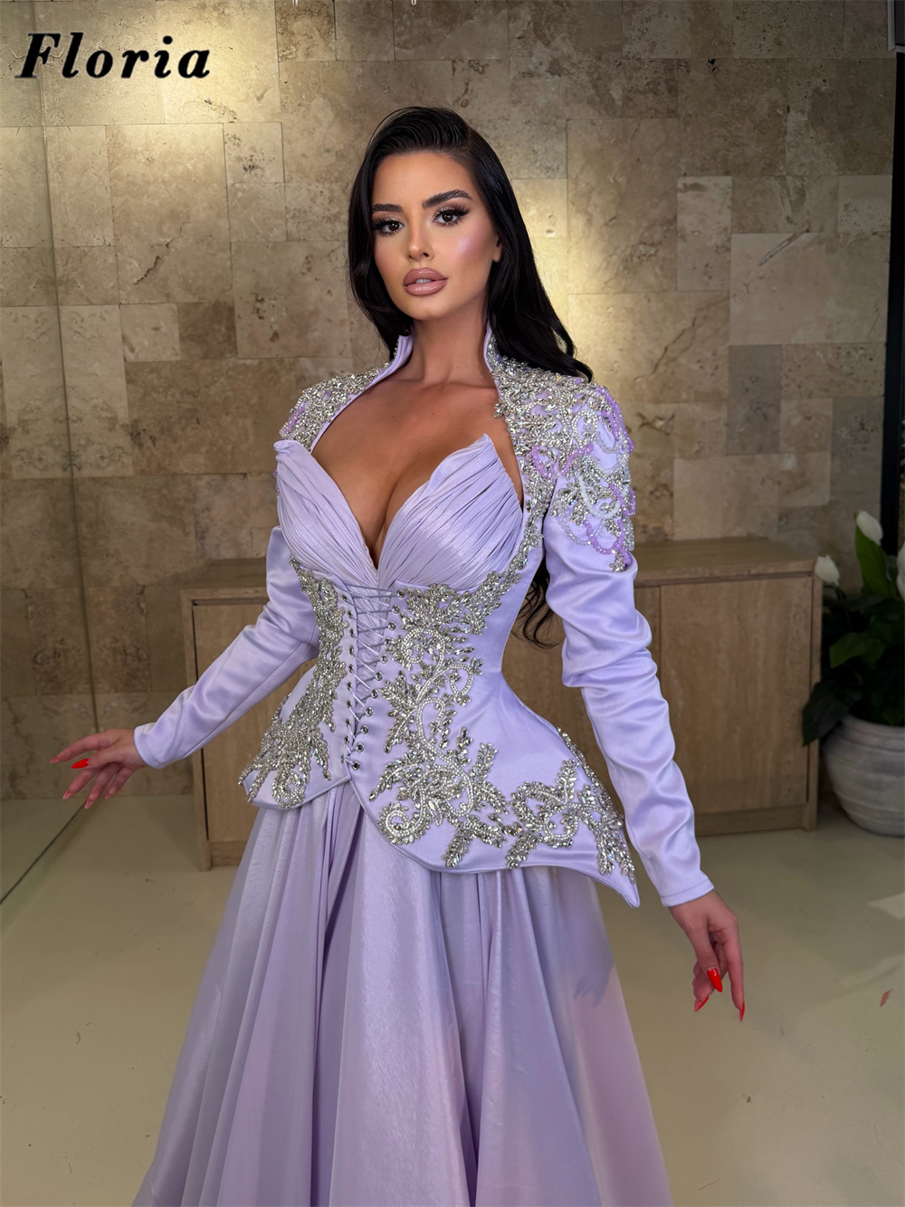 Vestidos de Fiesta Elegantes d - Elegant Satin Evening Gown Split reseña y precio