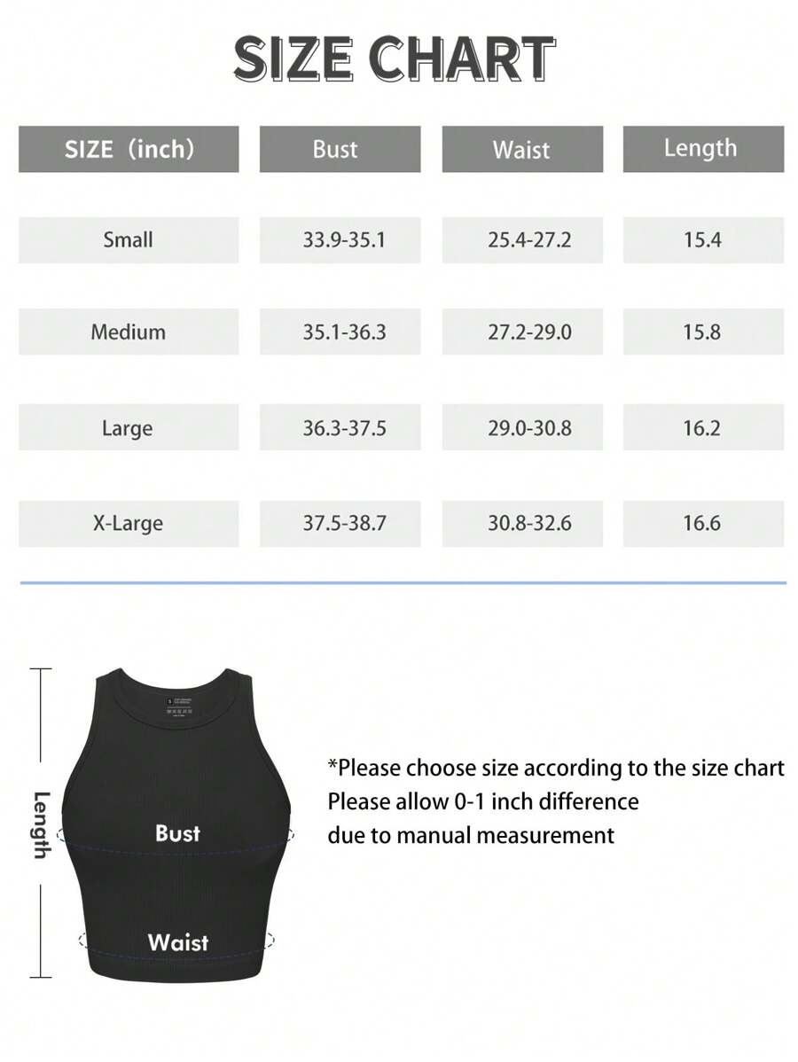 VVX Paquete de 3 Tops Cortos p - Seamless Ribbed Workout Tank Top reseña y precio