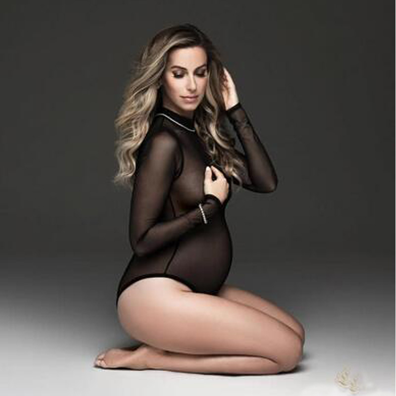 Vestido de maternidad para ses - Sexy Mesh Sheer Bodycon Dress reseña y precio