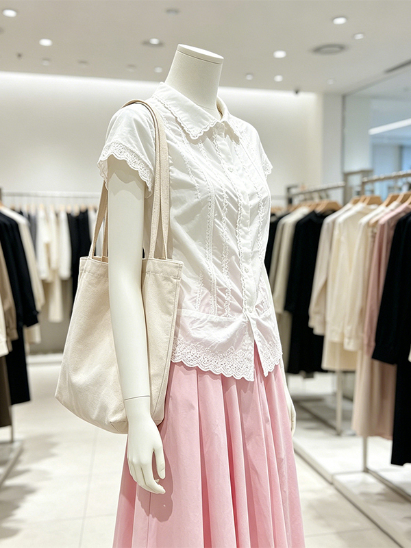 Conjunto elegante de camisa de - Korean Style A Line Shirt Dress reseña y precio
