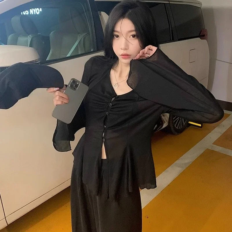 Blusa con mangas acampanadas t - Blouses reseña y precio
