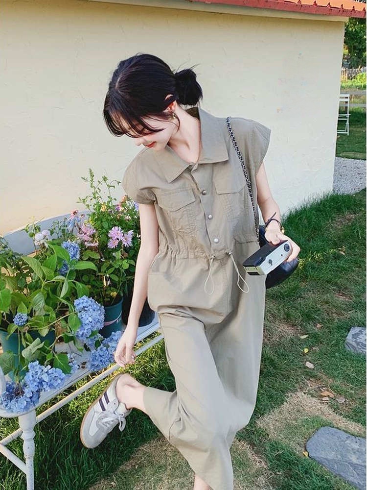 Vestido Camisero Estilo Corean - Korean Style A Line Shirt Dress reseña y precio