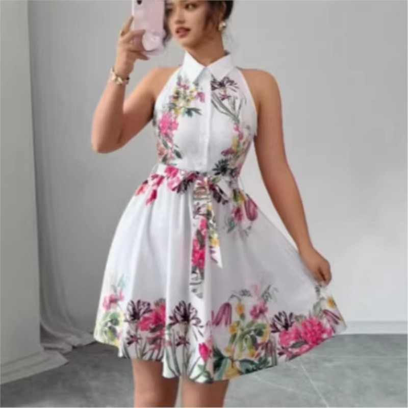 Vestido Floral para Mujer, Pri - French Vintage Floral Midi Dress reseña y precio
