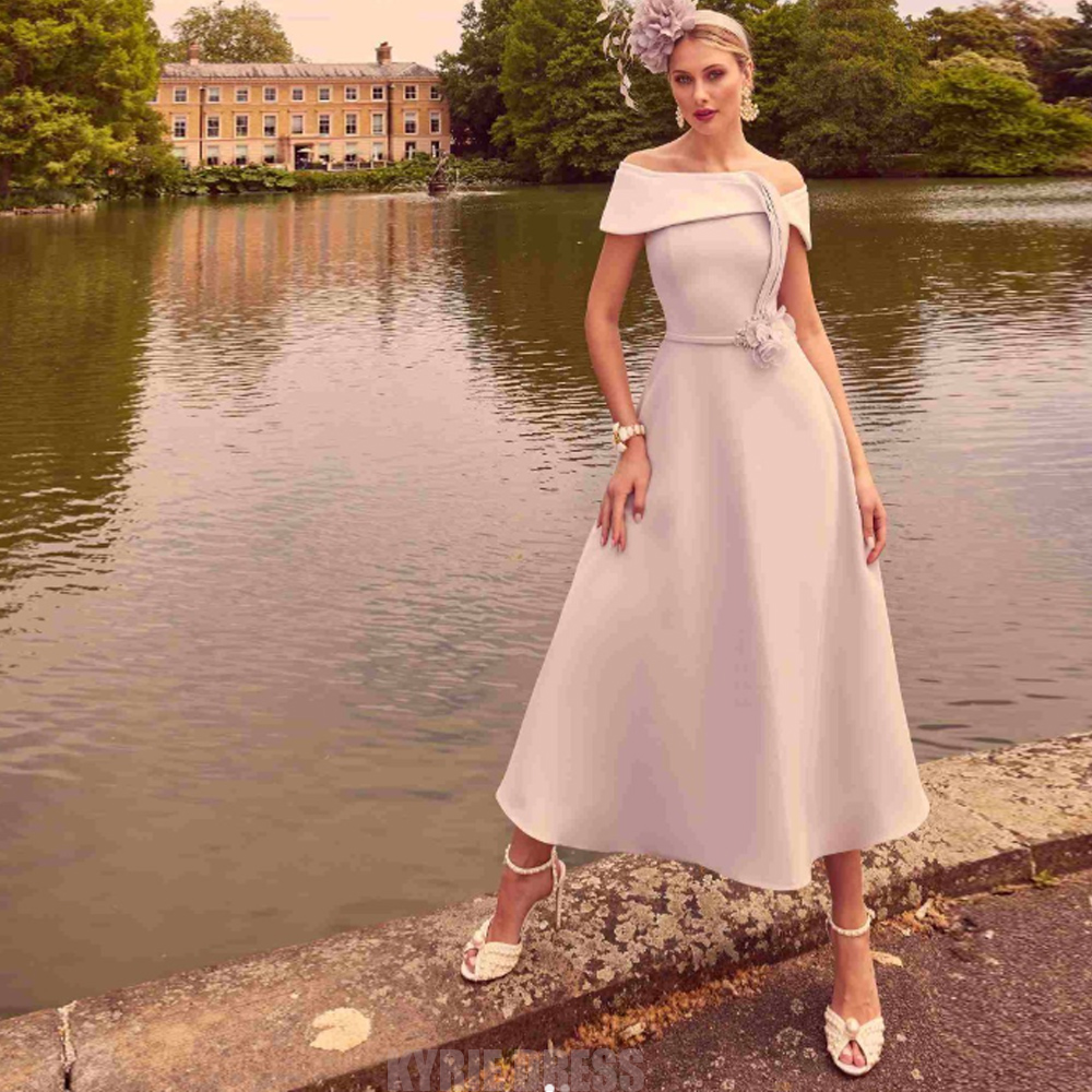 Vestido elegante para madre de - Elegant Satin Evening Gown Split reseña y precio