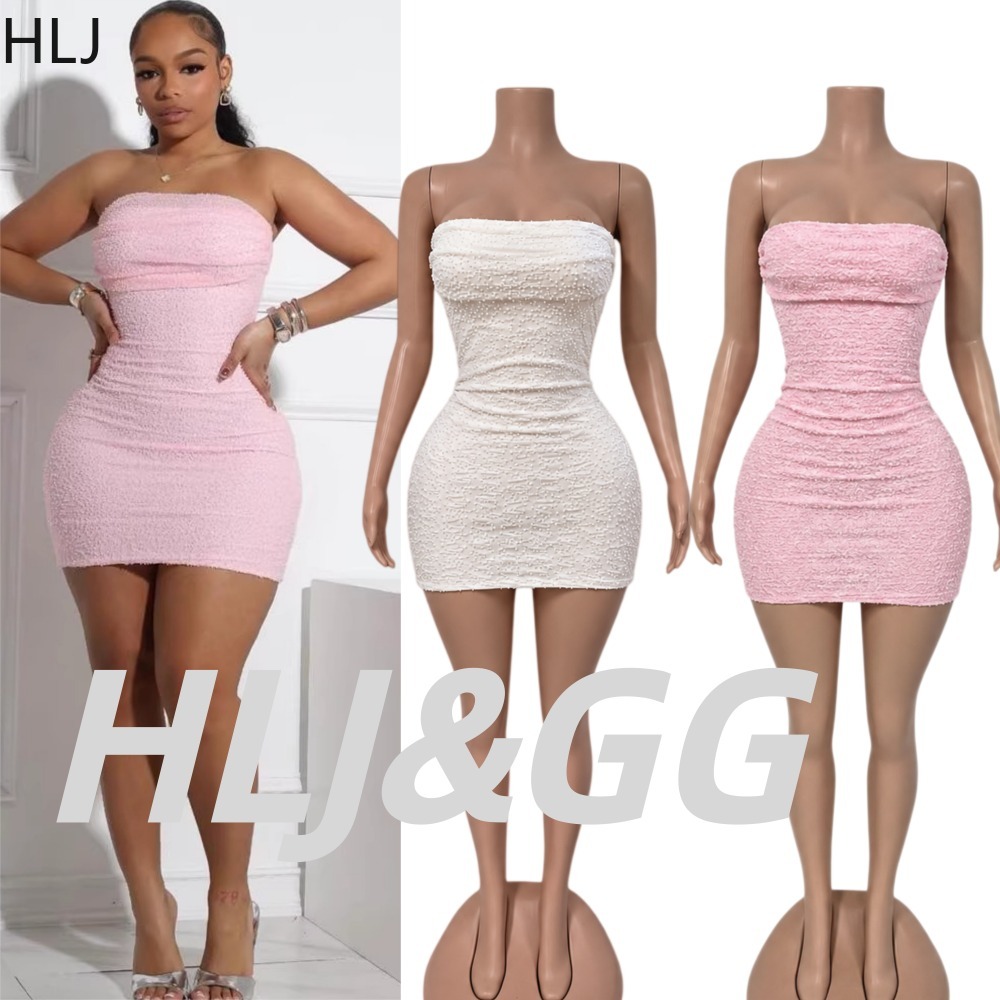 HLJ Vestido Mini Sexy para Muj - Sparkly Rhinestone Club Party Dress reseña y precio