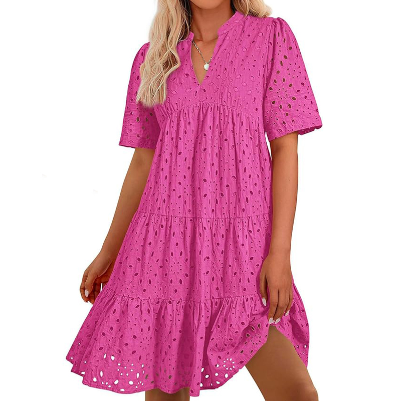 Vestidos bohemios de verano pa - French Vintage Floral Midi Dress reseña y precio