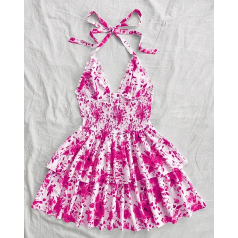 Vestido Corto Retro Estilo Vac - French Vintage Floral Midi Dress reseña y precio
