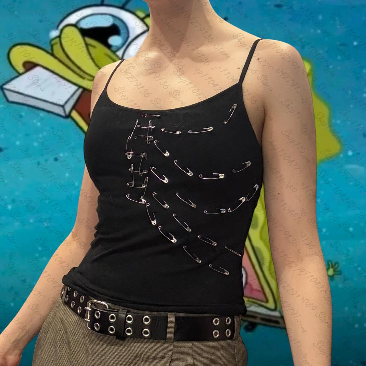 Camiseta Corta Estilo Punk Gót - Y2K Graphic Baby Tee Crop reseña y precio