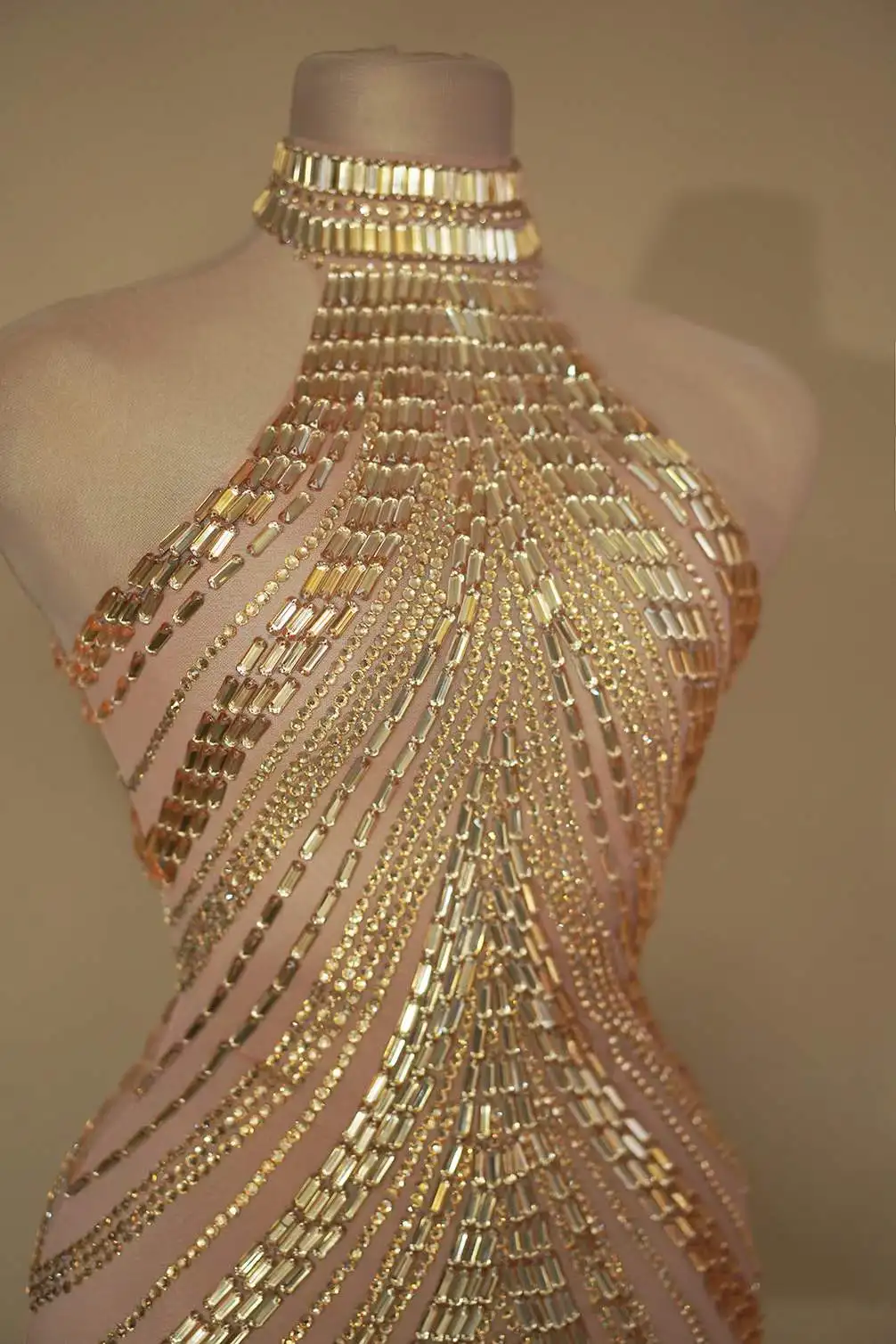 Vestido Brillante para Mujer,  - Sparkly Rhinestone Club Party Dress reseña y precio