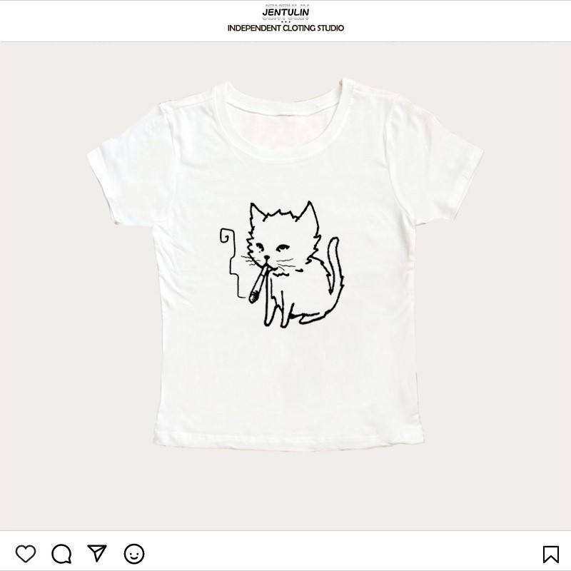 Camiseta Corta Estilo Coreano  - Y2K Graphic Baby Tee Crop reseña y precio