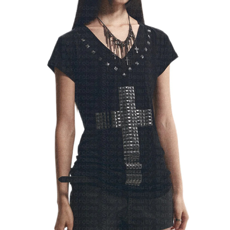 Rock Goth-Top único Y2k, top c - Y2K Graphic Baby Tee Crop reseña y precio
