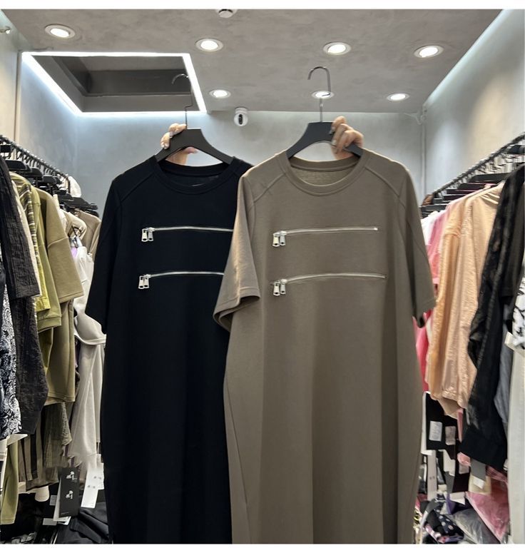 Vestido camisero holgado de ma - Korean Style A Line Shirt Dress reseña y precio